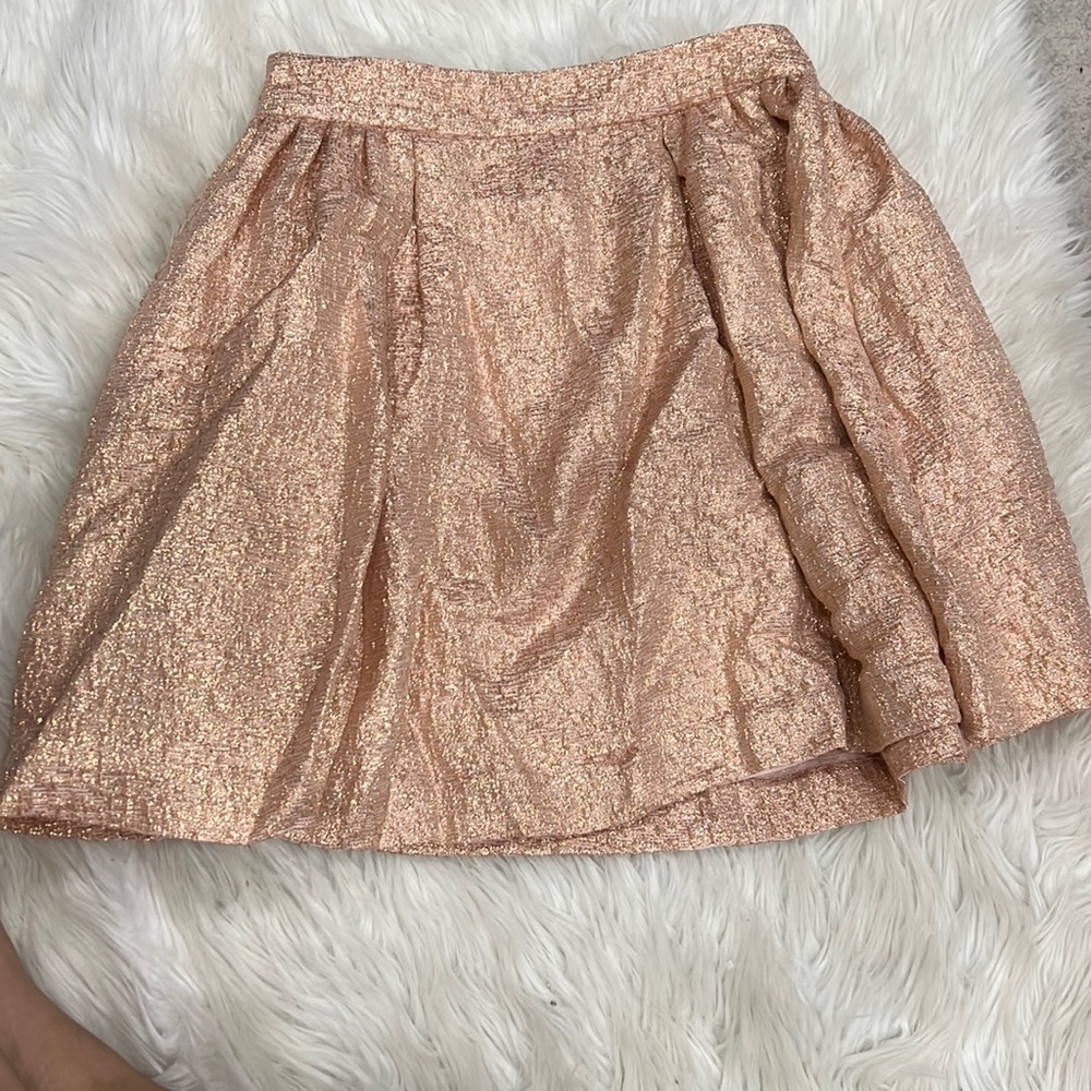 Kate Spade Aimee Rose Gold Glitter full skirt